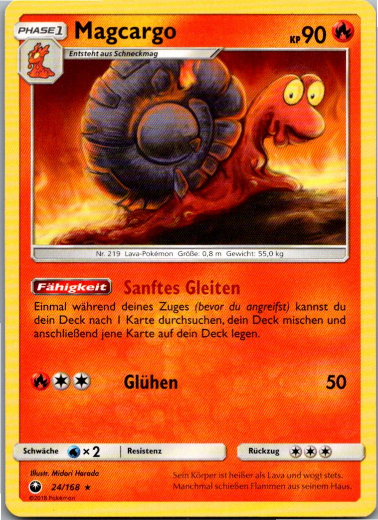 Magcargo 24/168 Sturm Am Firmament – Vorderseite