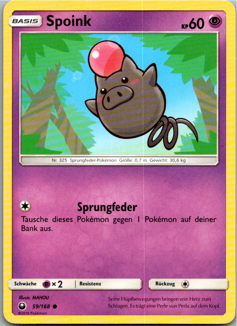 Spoink 59/168 Sturm Am Firmament – Vorderseite