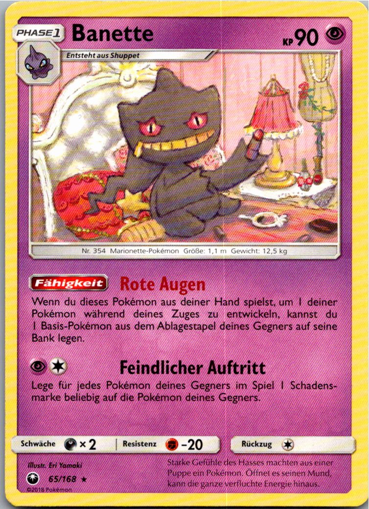 Banette 65/168 Sturm Am Firmament – Vorderseite