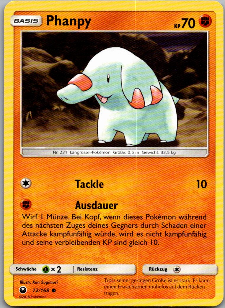 Phanpy 72/168 Sturm Am Firmament – Vorderseite
