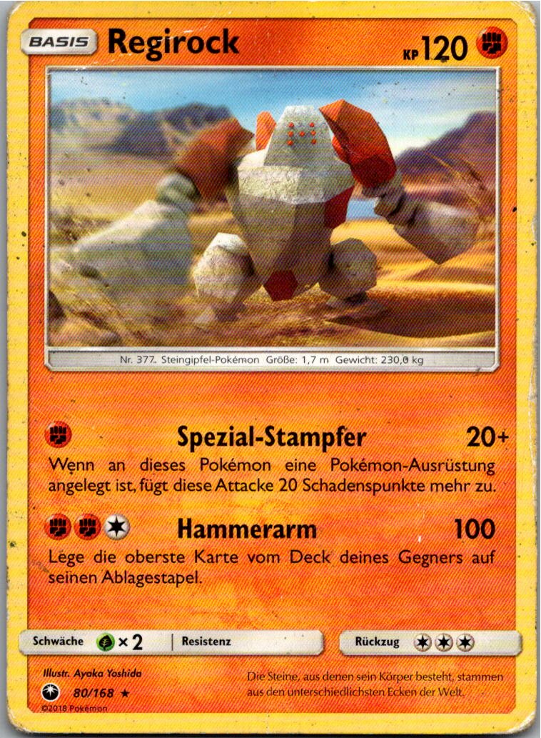 Regirock 80/168 Sturm Am Firmament – Vorderseite