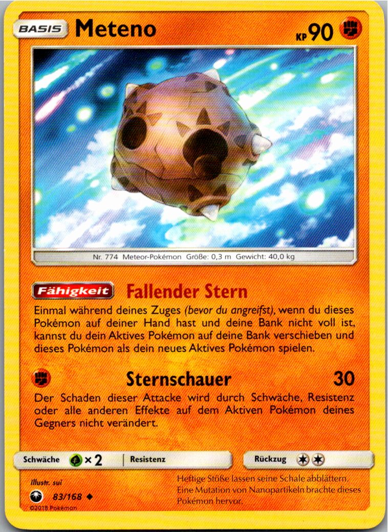 Meteno 83/168 Sturm Am Firmament – Vorderseite