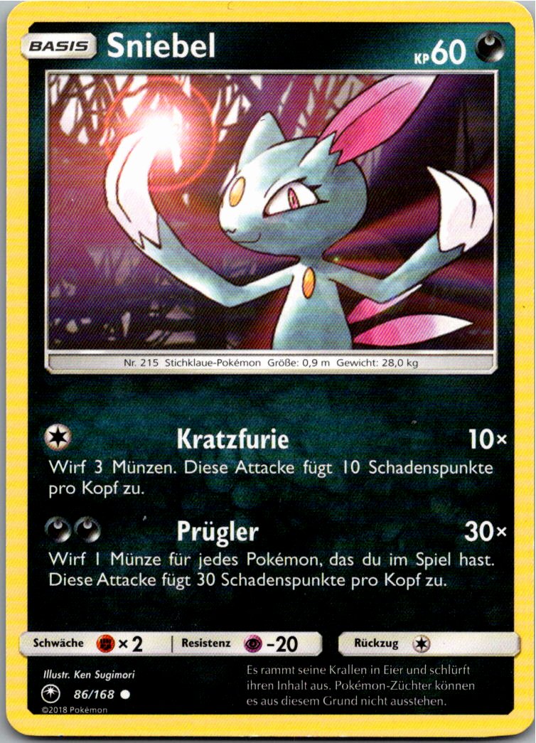 Sniebel 86/168 Sturm Am Firmament – Vorderseite