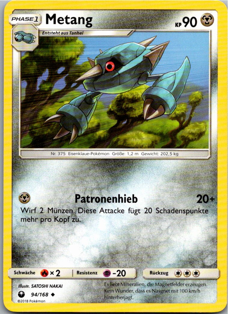 Metang 94/168 Sturm Am Firmament – Vorderseite