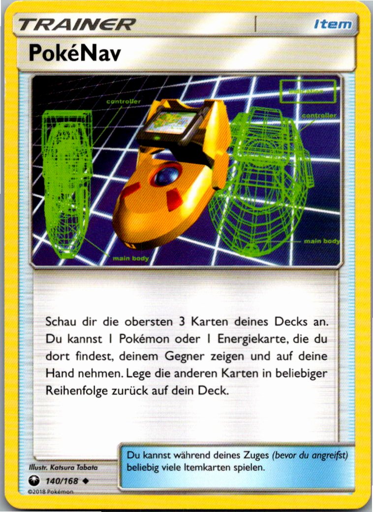 PokéNav 140/168 Sturm Am Firmament – Vorderseite