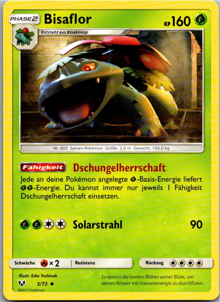 Bisaflor 3/73 Schimmernde Legenden – Vorderseite