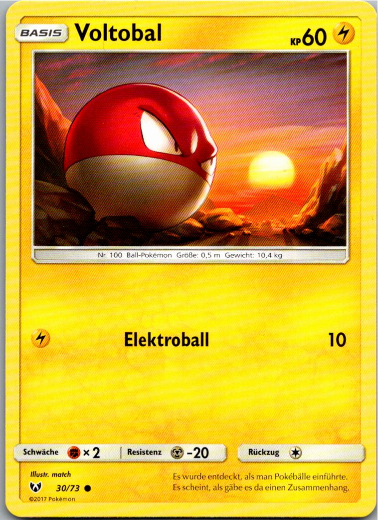 Voltobal 30/73 Schimmernde Legenden – Vorderseite