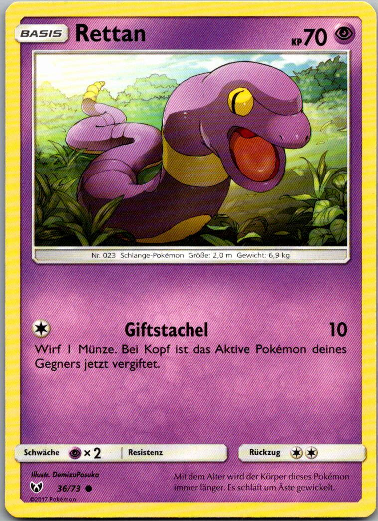 Rettan 36/73 Schimmernde Legenden – Vorderseite