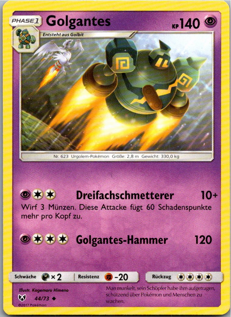 Golgantes 44/73 Schimmernde Legenden – Vorderseite