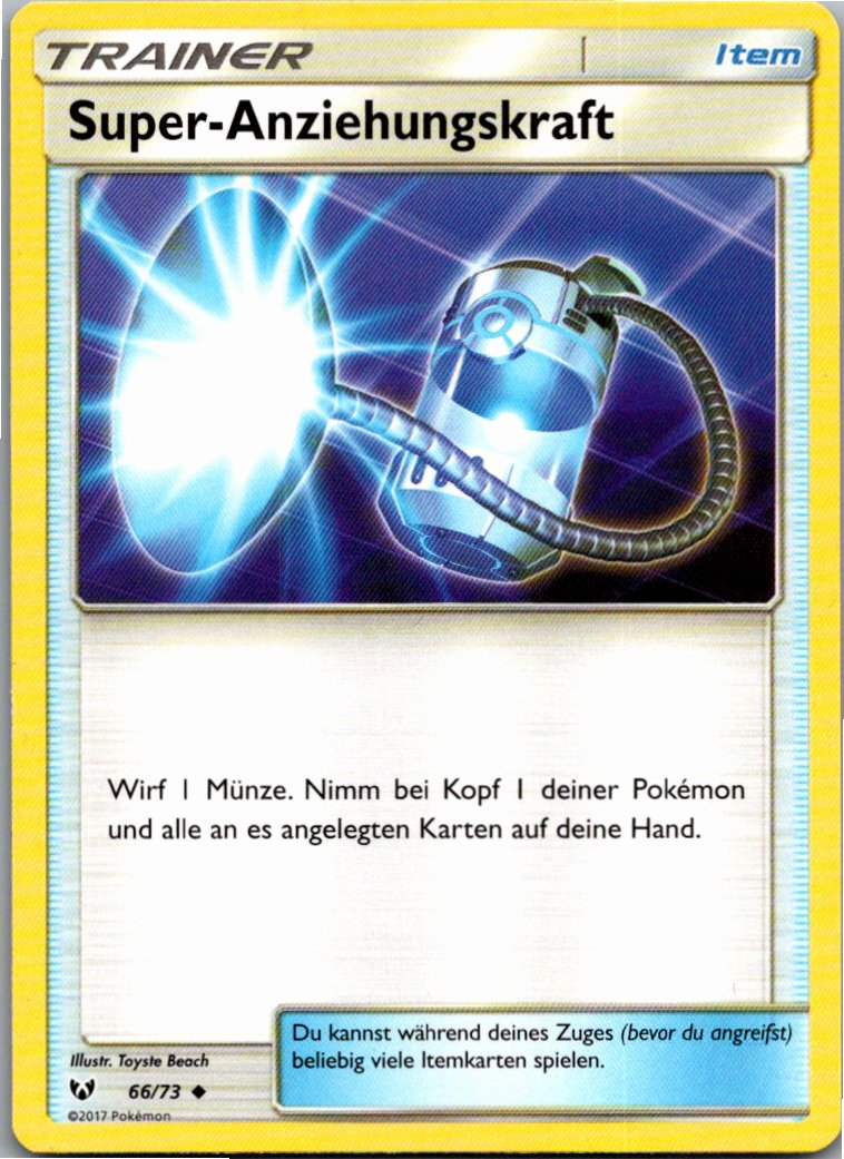 Super-Anziehungskraft 66/73 Schimmernde Legenden – Vorderseite