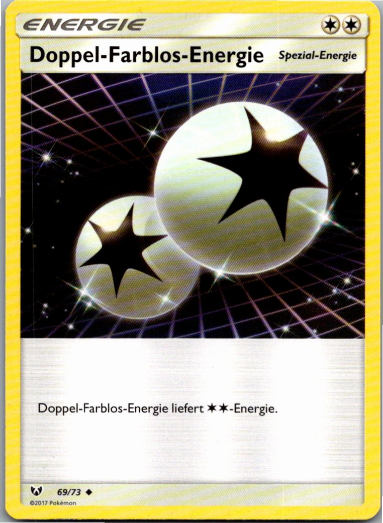 Doppel-Farblos-Energie 69/73 Schimmernde Legenden – Vorderseite
