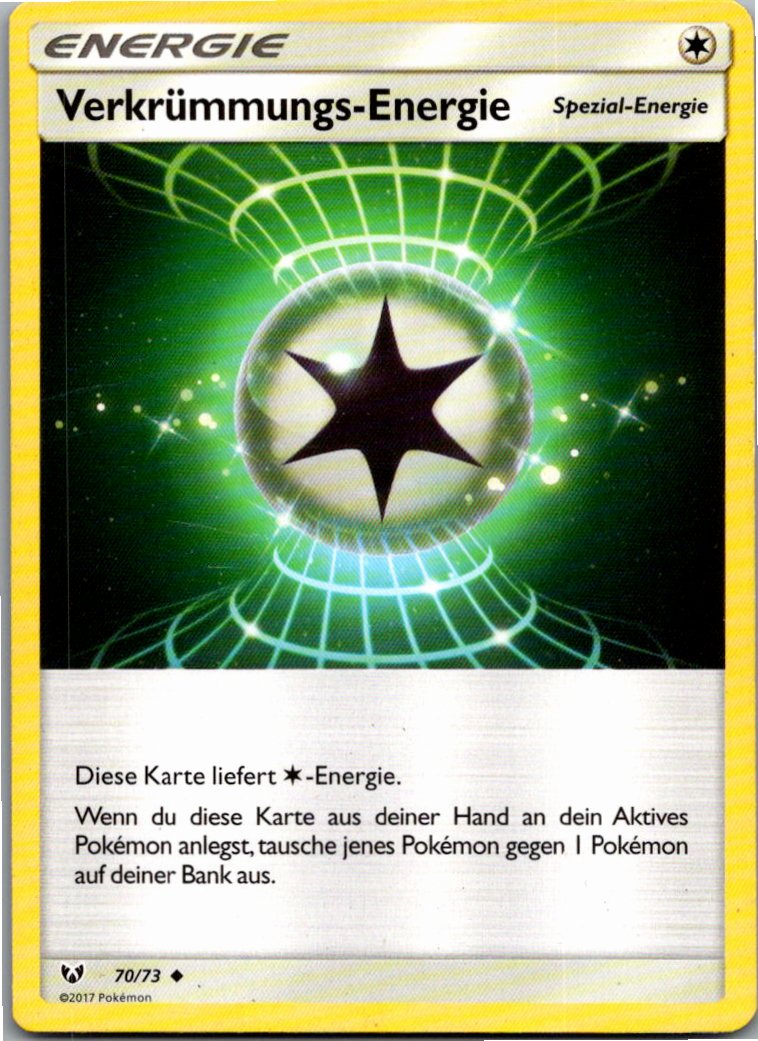 Verkrümmungs-Energie 70/73 Schimmernde Legenden – Vorderseite