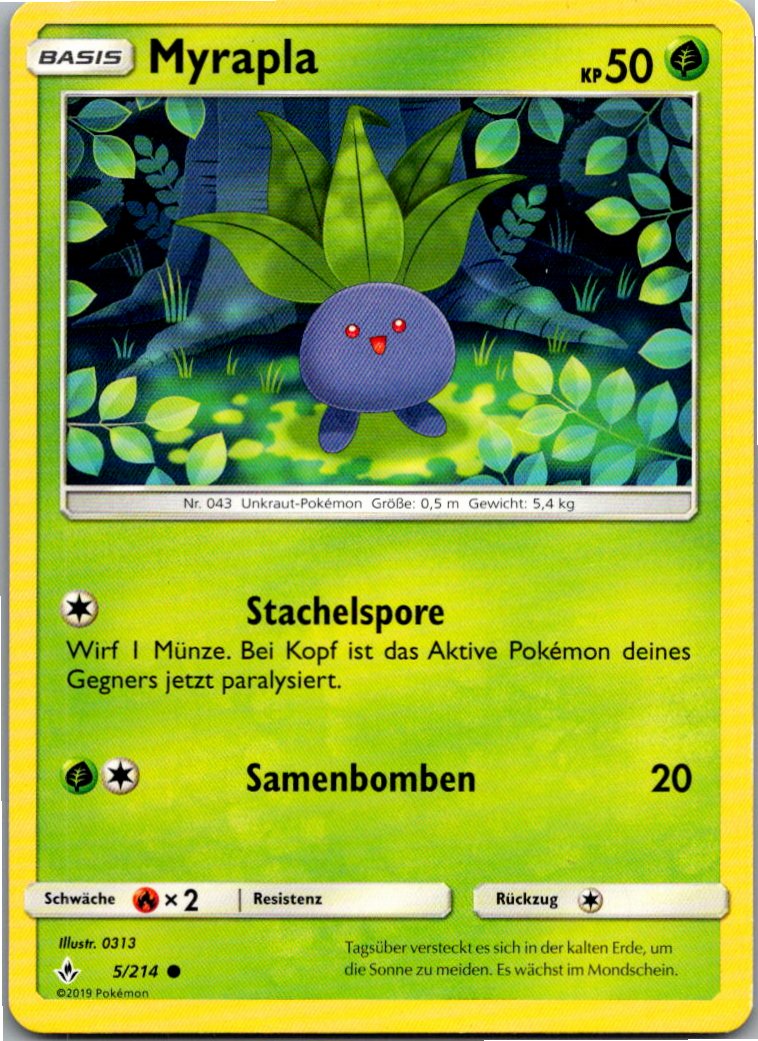 Myrapla 5/214 Kräfte im Einklang – Vorderseite