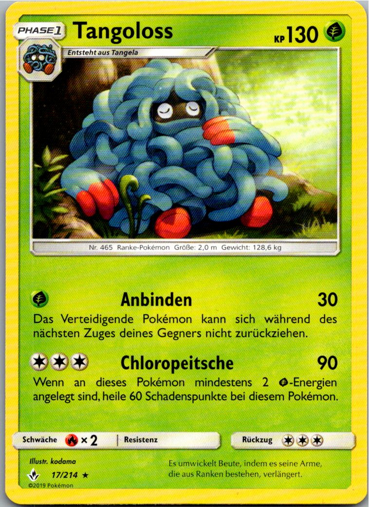 Tangoloss 17/214 Kräfte im Einklang – Vorderseite
