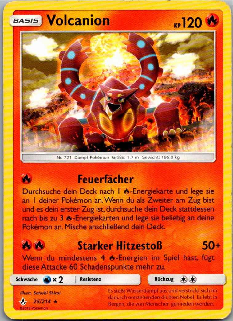 Volcanion 25/214 Kräfte im Einklang – Vorderseite