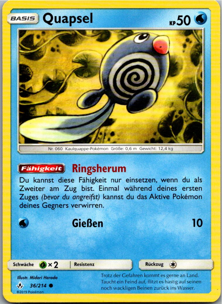 Quapsel 36/214 Kräfte im Einklang – Vorderseite