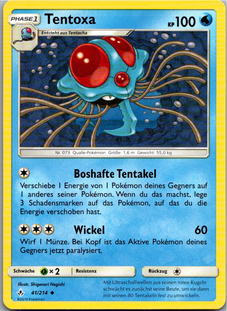Tentoxa 41/214 Kräfte im Einklang – Vorderseite