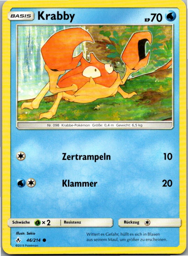 Krabby 46/214 Kräfte im Einklang – Vorderseite