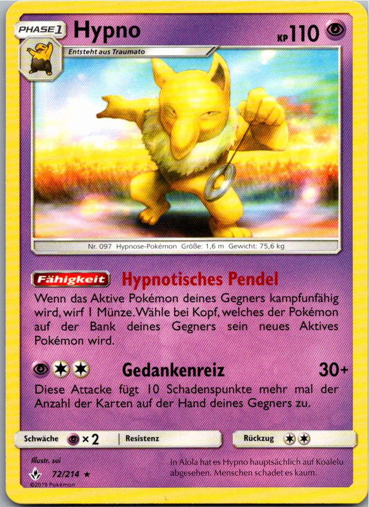 Hypno 72/214 Kräfte im Einklang – Vorderseite