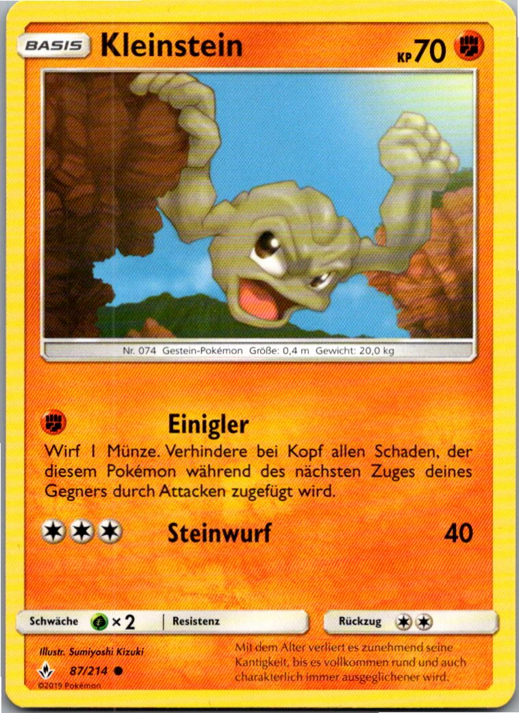 Kleinstein 87/214 Kräfte im Einklang – Vorderseite