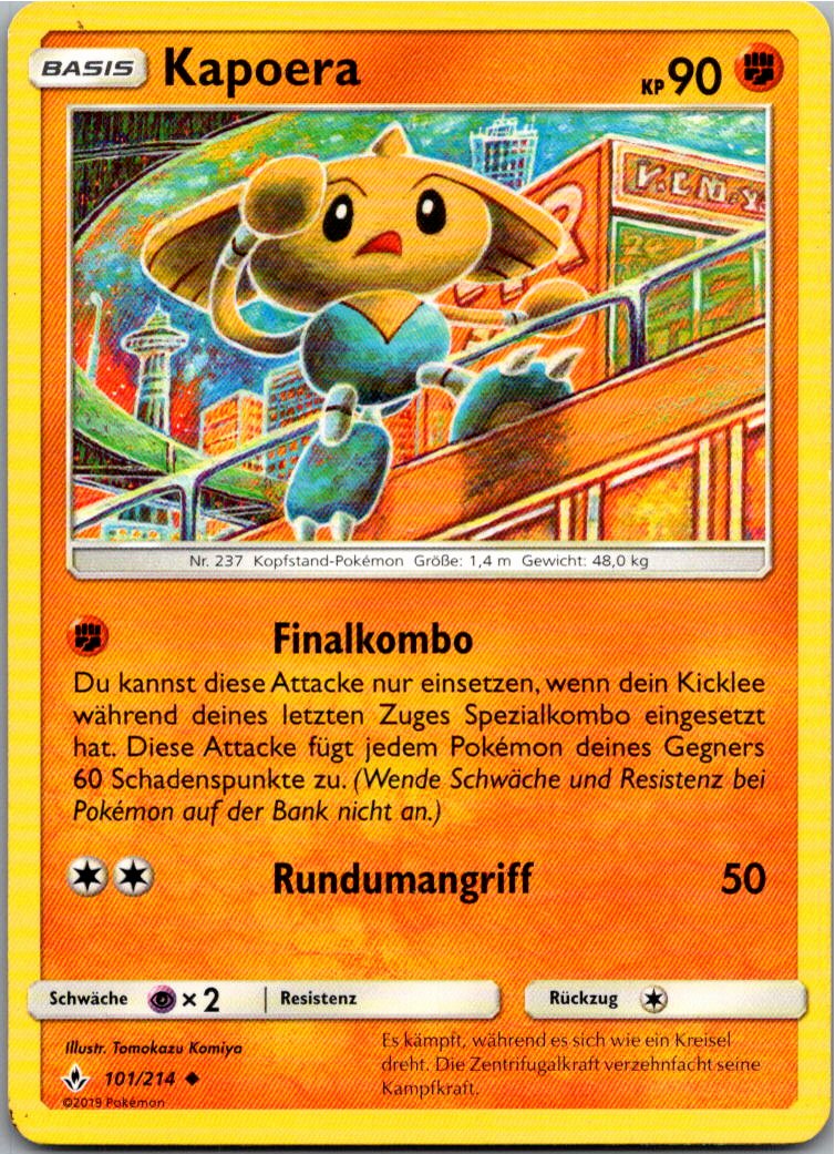 Kapoera 101/214 Kräfte im Einklang – Vorderseite