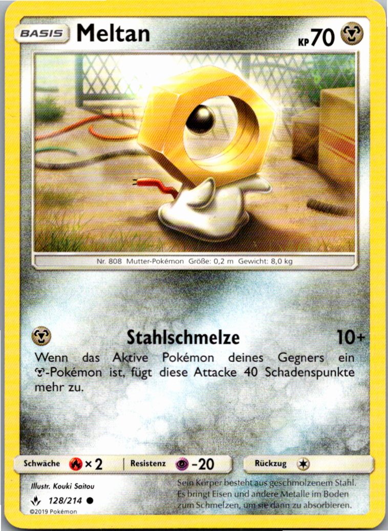 Meltan 128/214 Kräfte im Einklang – Vorderseite