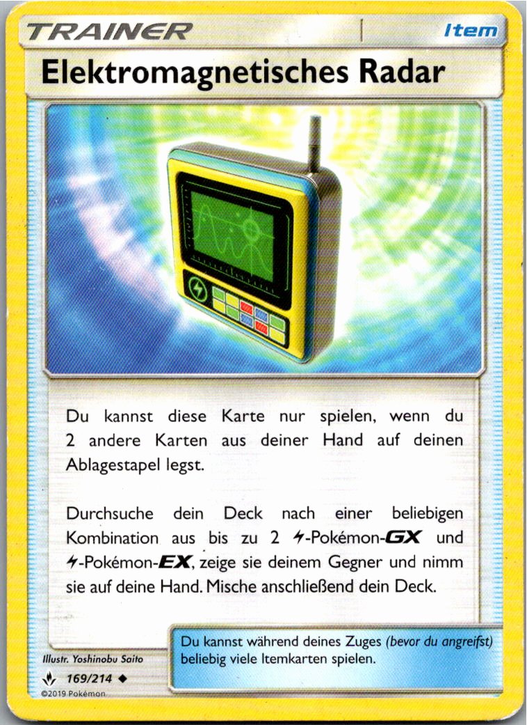 Elektromagnetisches Radar 169/214 Kräfte im Einklang – Vorderseite