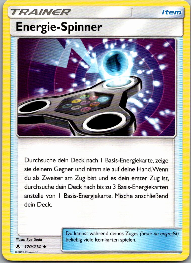 Energie-Spinner 170/214 Kräfte im Einklang – Vorderseite