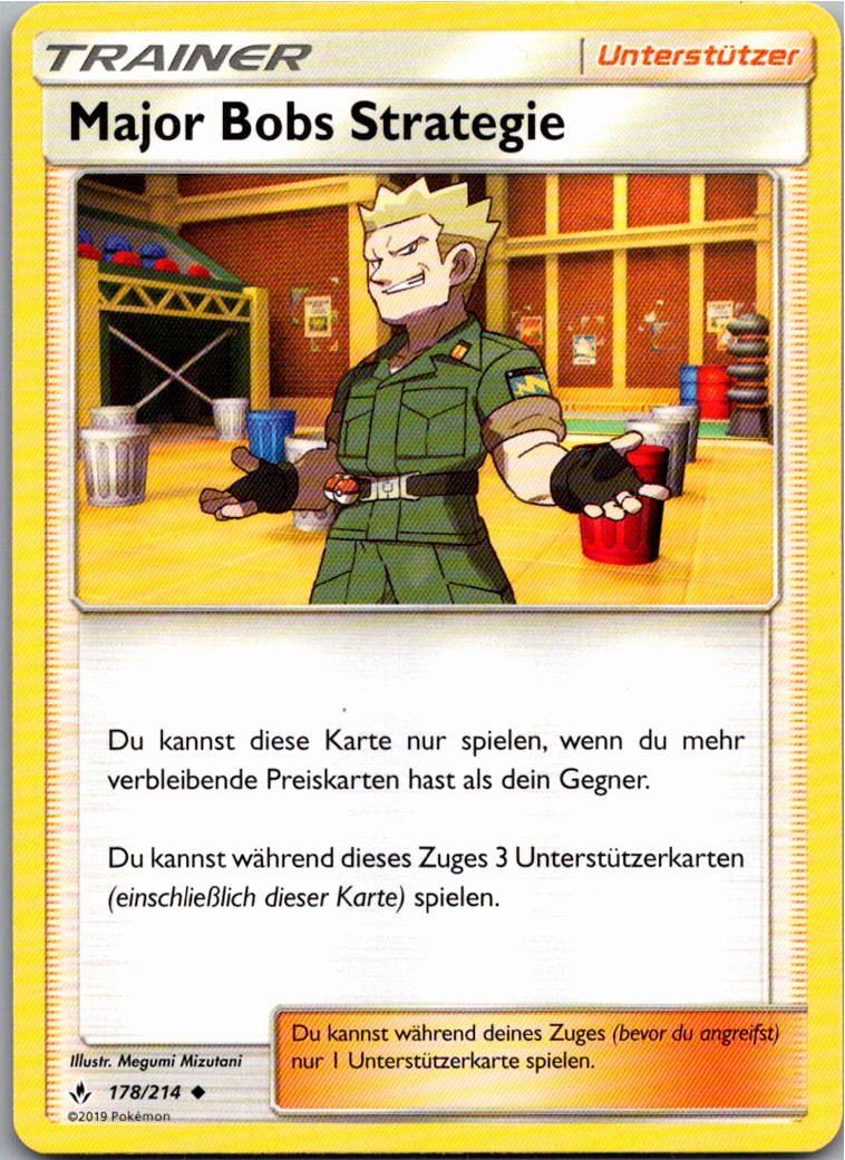 Major Bobs Strategie 178/214 Kräfte im Einklang – Vorderseite