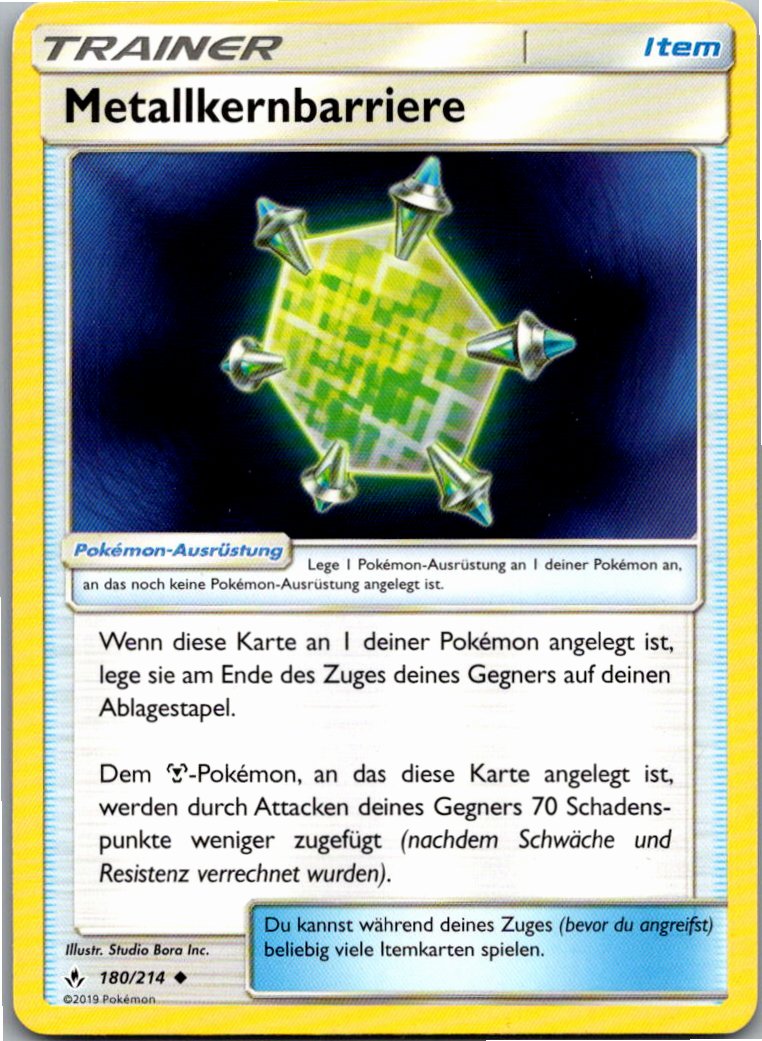 Metallkernbarriere 180/214 Kräfte im Einklang – Vorderseite