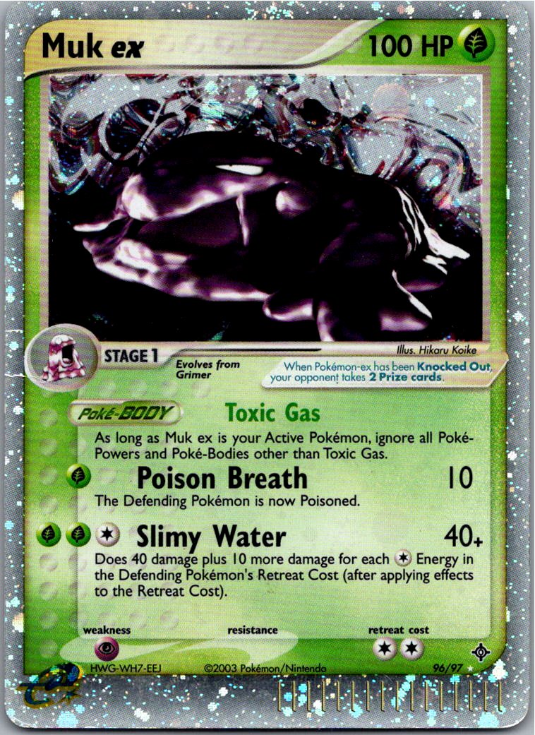 Muk ex Sleimok ex 96/97 EX Drache – Vorderseite