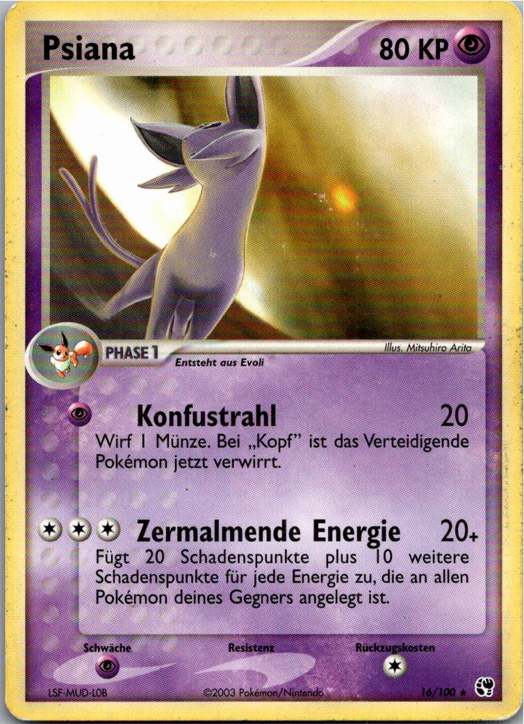Psiana 16/100 EX Sandsturm – Vorderseite