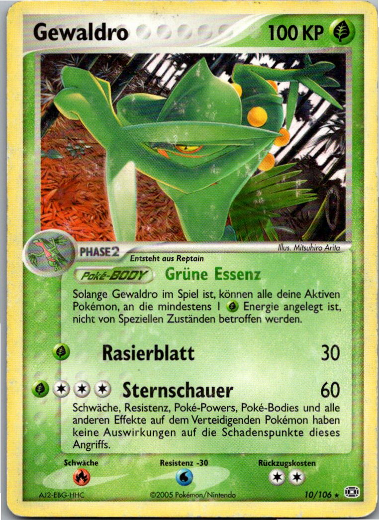 Gewaldro 10/106 EX Smaragd – Vorderseite