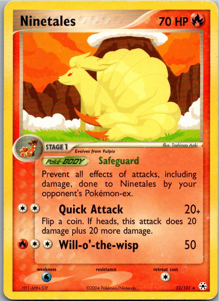 Ninetales Vulnona 22/101 Hidden Legends – Vorderseite
