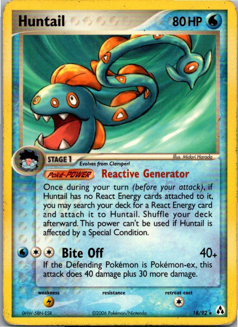 Huntail Aalabyss 18/92 EX Legend Maker – Vorderseite