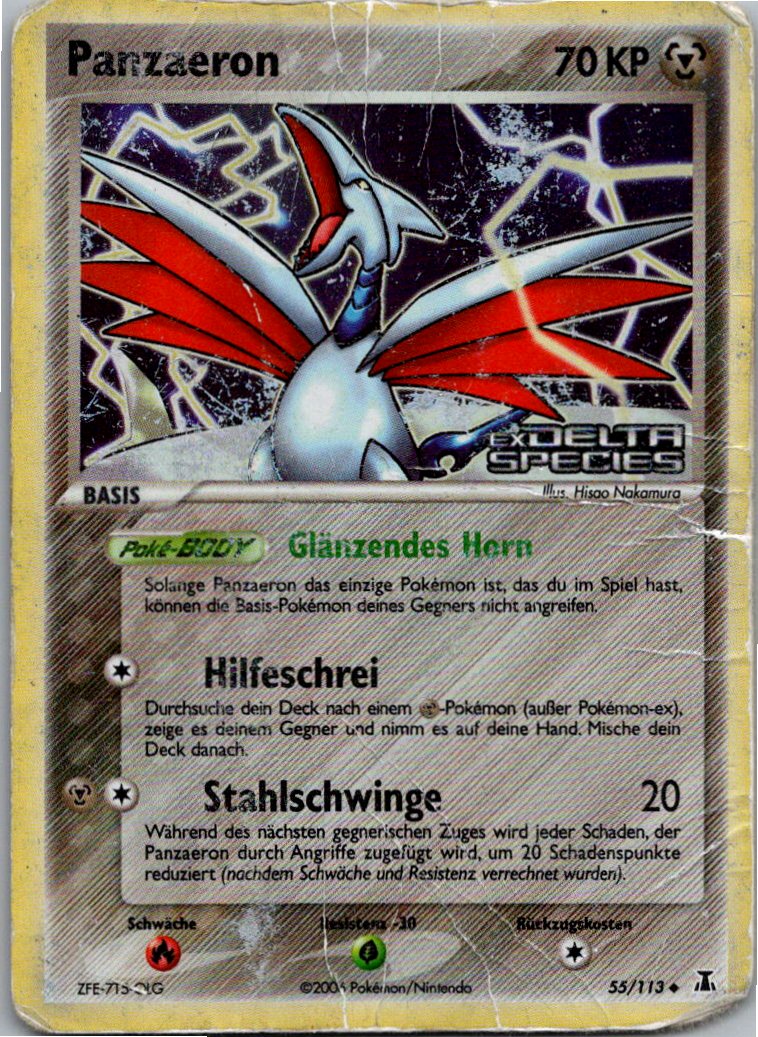 Panzaeron 55/113 EX Delta Species – Vorderseite