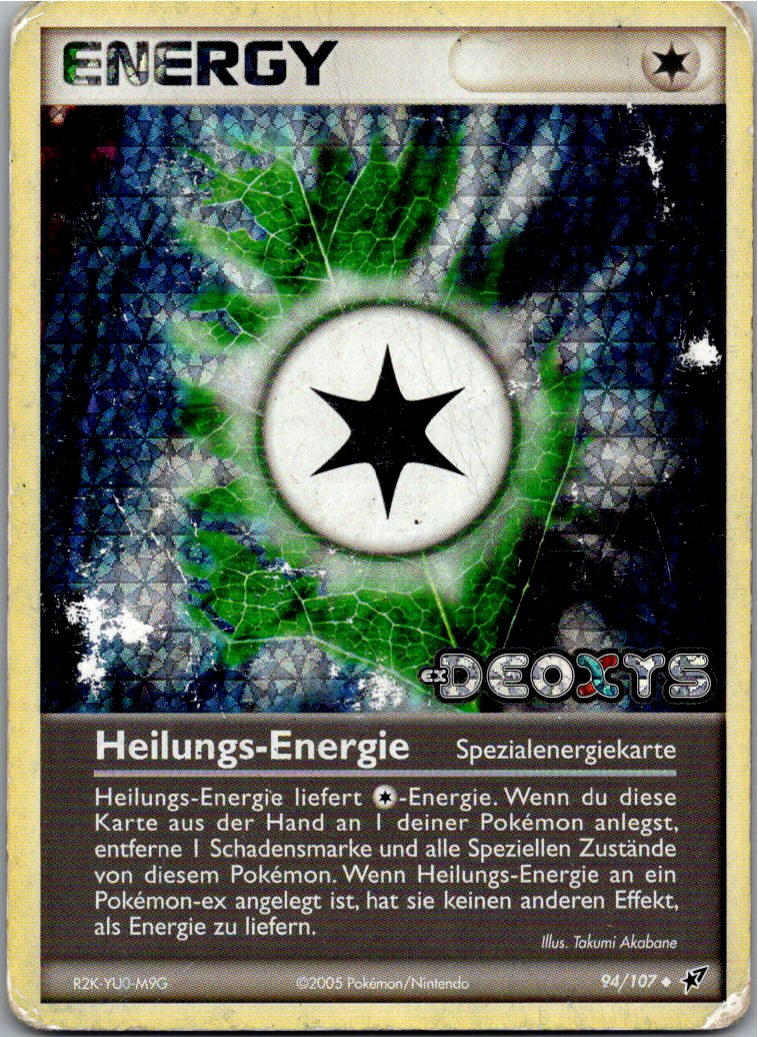 Heilungs-Energie 94/107 EX Deoxys – Vorderseite