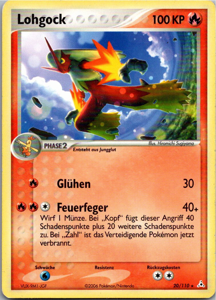 Lohgock 20/110 EX Holon Phantoms – Vorderseite