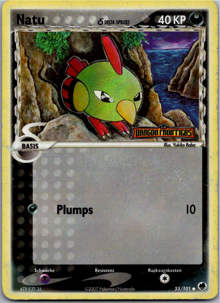 Natu 55/101 EX Dragon Frontiers – Vorderseite