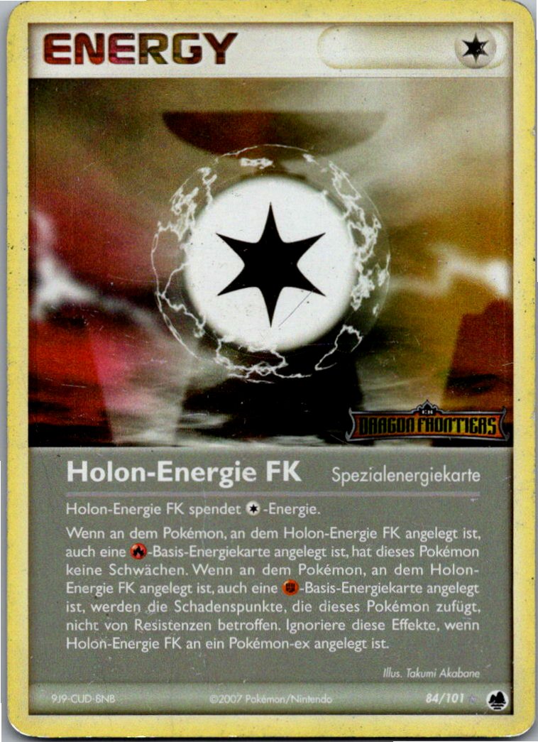 Holon-Energie FK 84/101 EX Dragon Frontiers – Vorderseite