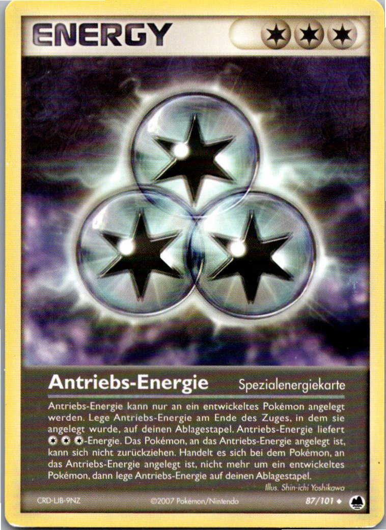 Antriebs-Energie 87/101 EX Dragon Frontiers – Vorderseite