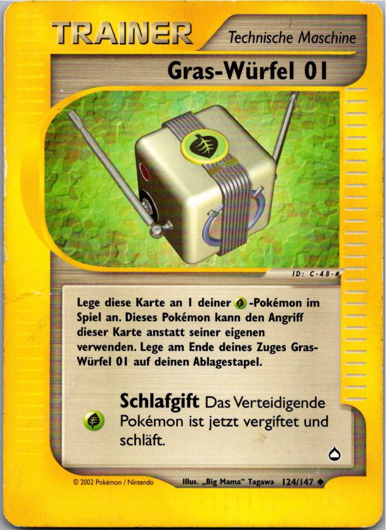 Gras-Würfel 01 124/147 Aquapolis – Vorderseite
