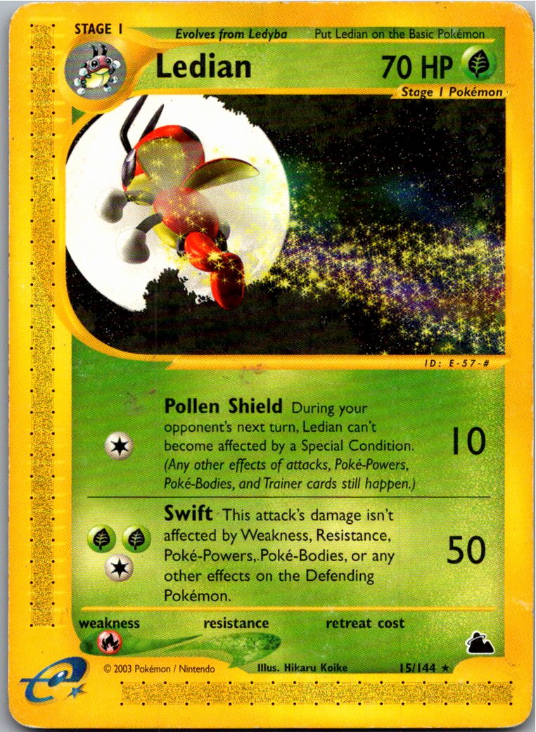 Ledian 15/144 Skyridge – Vorderseite