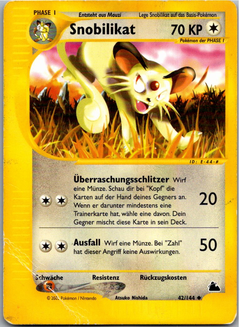 Snobilikat 42/144 Skyridge – Vorderseite