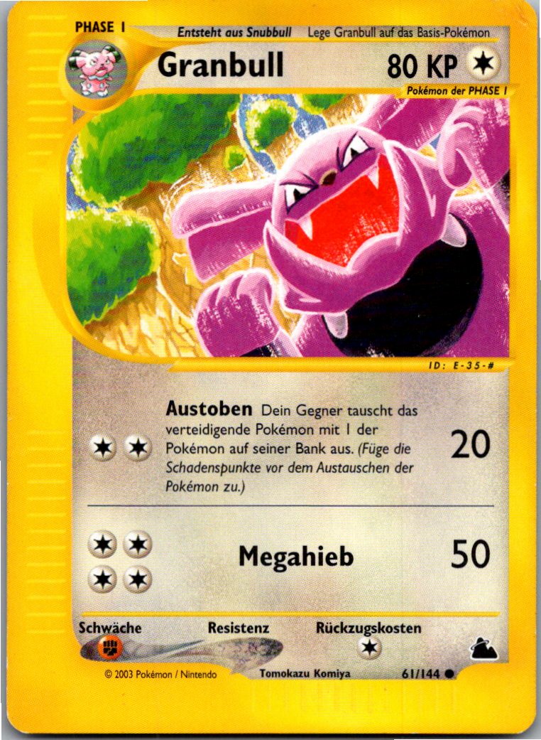Granbull 61/144 Skyridge – Vorderseite
