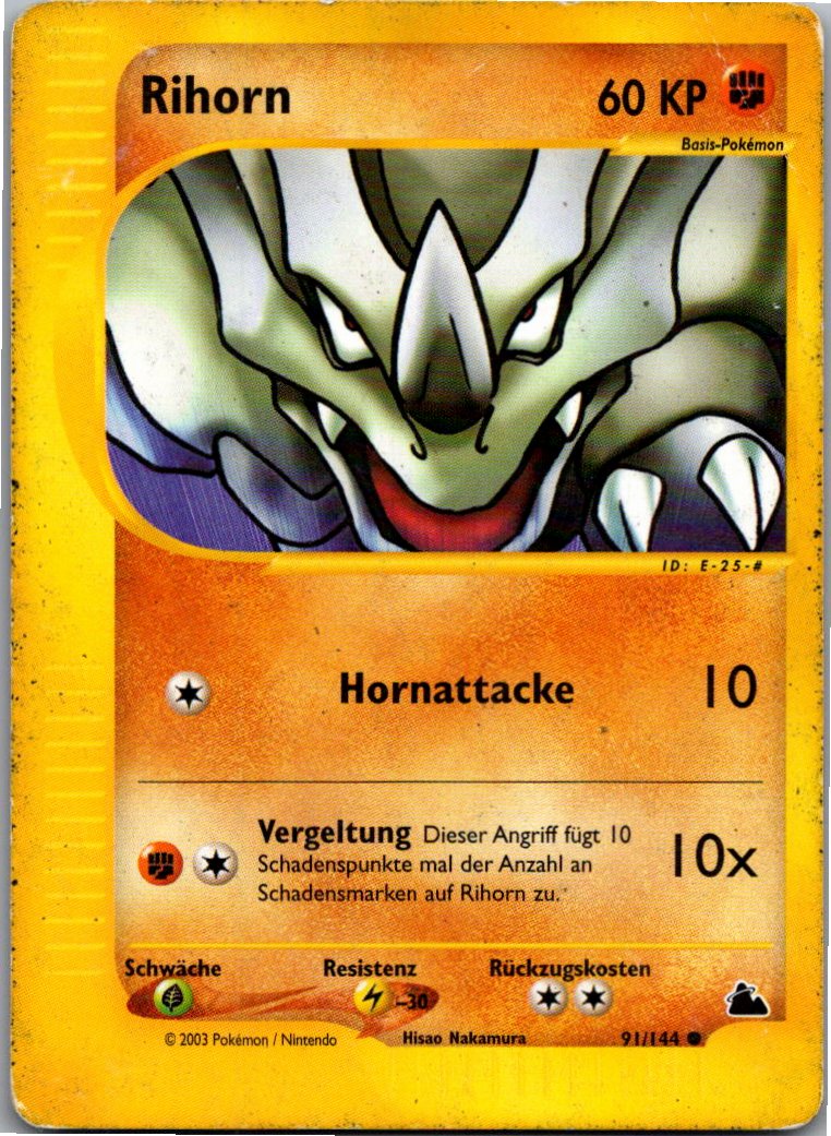 Rihorn 91/144 Skyridge – Vorderseite