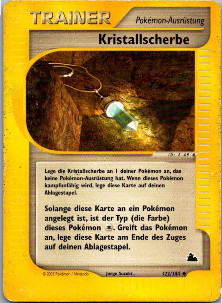 Kristallscherbe 122/144 Skyridge – Vorderseite