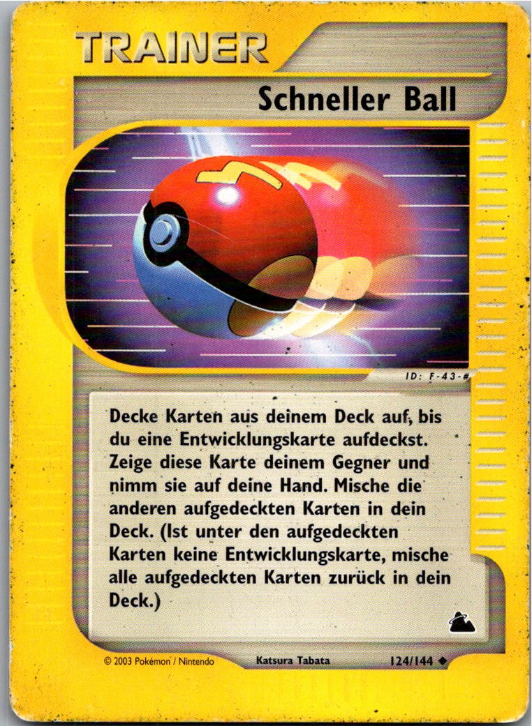 Schneller Ball 124/144 Skyridge – Vorderseite