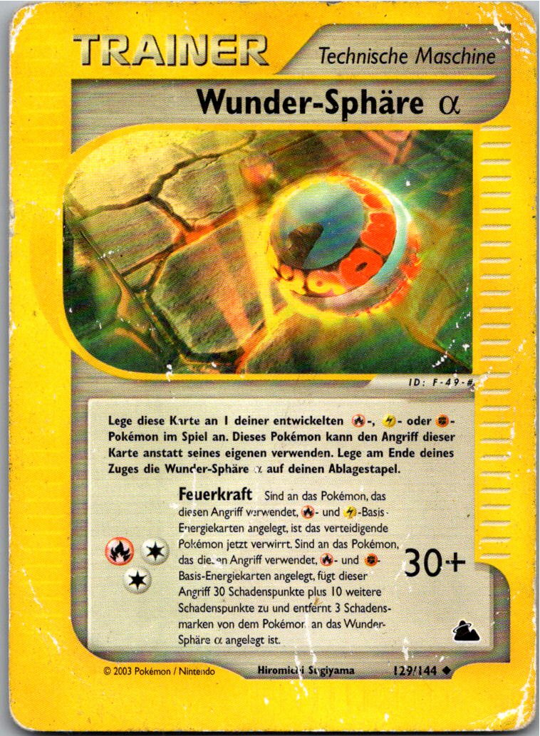 Wunder-Sphäre α 129/144 Skyridge – Vorderseite