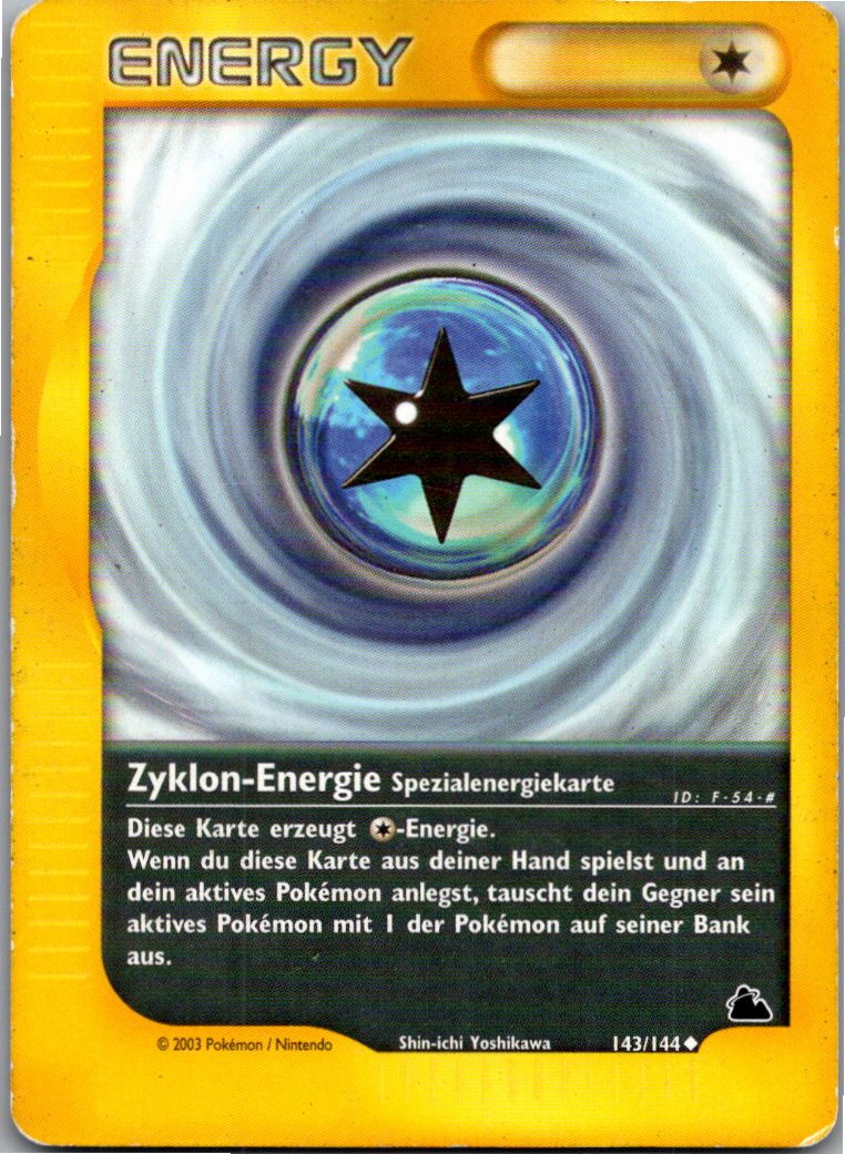 Zyklon-Energie 143/144 Skyridge – Vorderseite